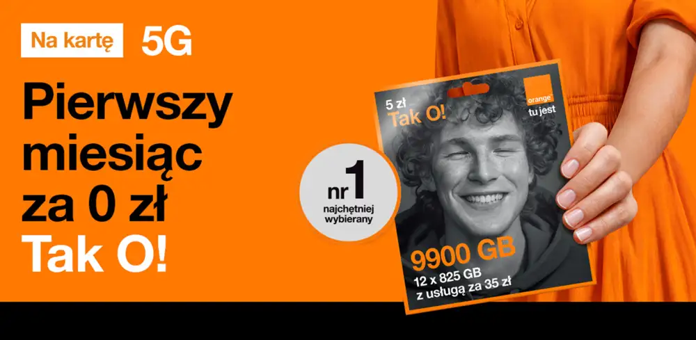 Baner z ofertą na kartę